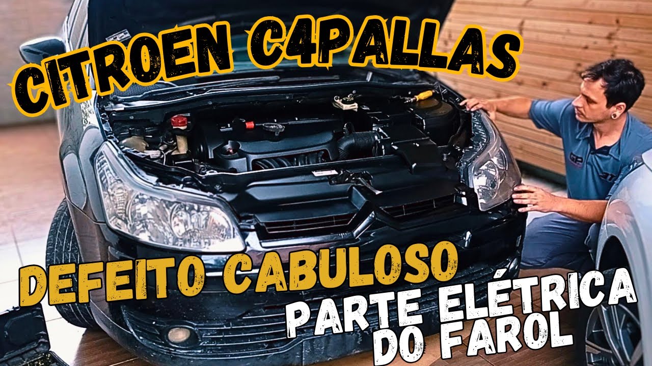 Citroen C4 pallas com defeito na elétrica do farol