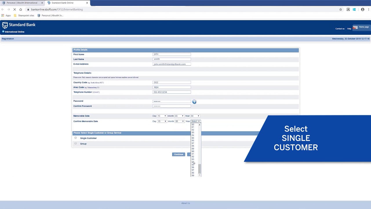 New User Registration