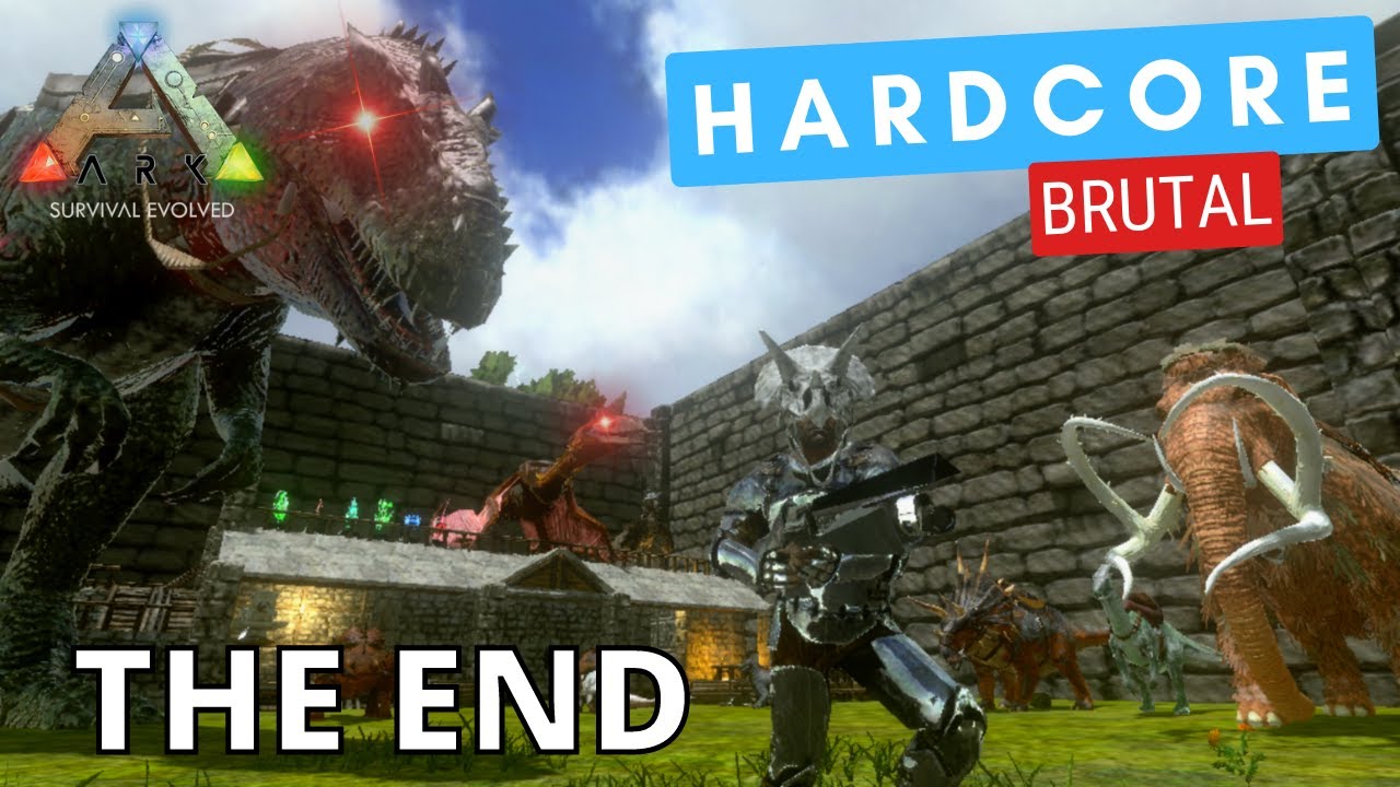 SURVIVING 100 DAYS HARDCORE BRUTAL| DAY 91-100 (END) | ARK SURVIVAL MOBILE
