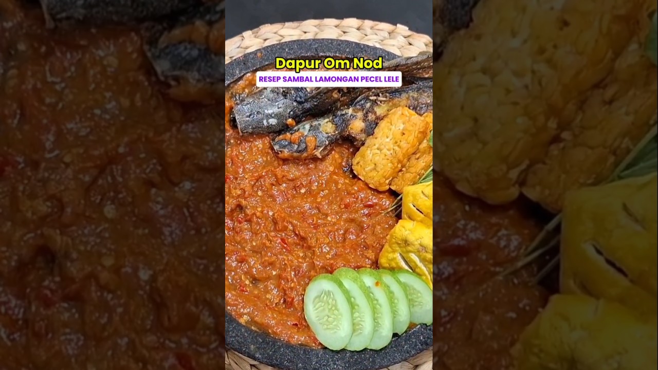 RESEP SAMBAL LAMONGAN PECEL LELE #cooking #resepsambal #sambalpecellele