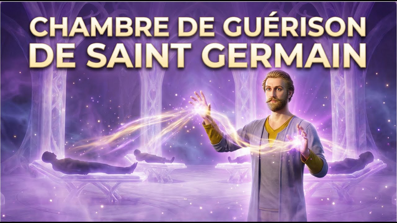 ENTREZ DANS LA CHAMBRE DE GUÉRISON DE SAINT GERMAIN | Mantra Doux de la Flamme Violette