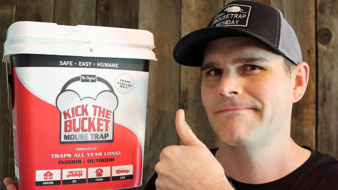 KICK THE BUCKET Mouse Trap With Smell Filter:  Mousetrap Monday
