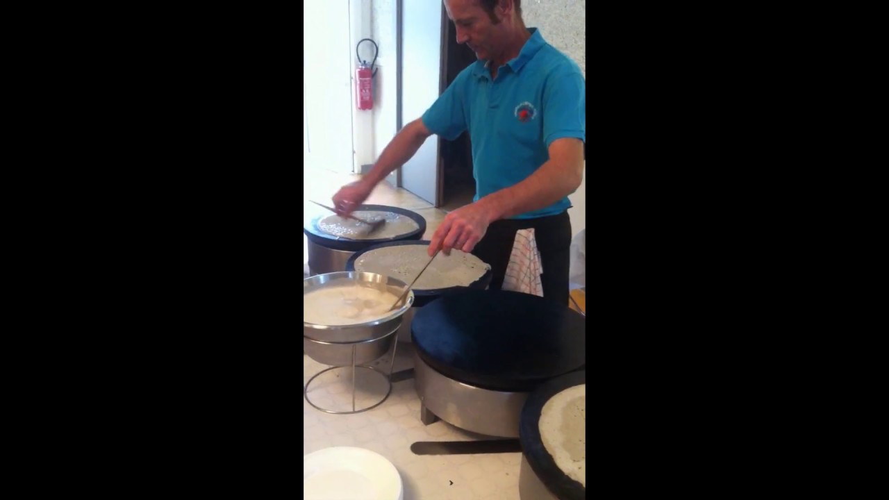 Tournage de galettes complètes sur 8 billigs.