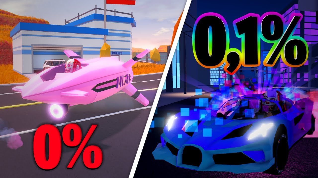 NAJRZADSZE RZECZY w JAILBREAK! **MA JE MNIEJ NIŻ 0,1% OS&Oacute;B!**😱 (Roblox Jailbreak)