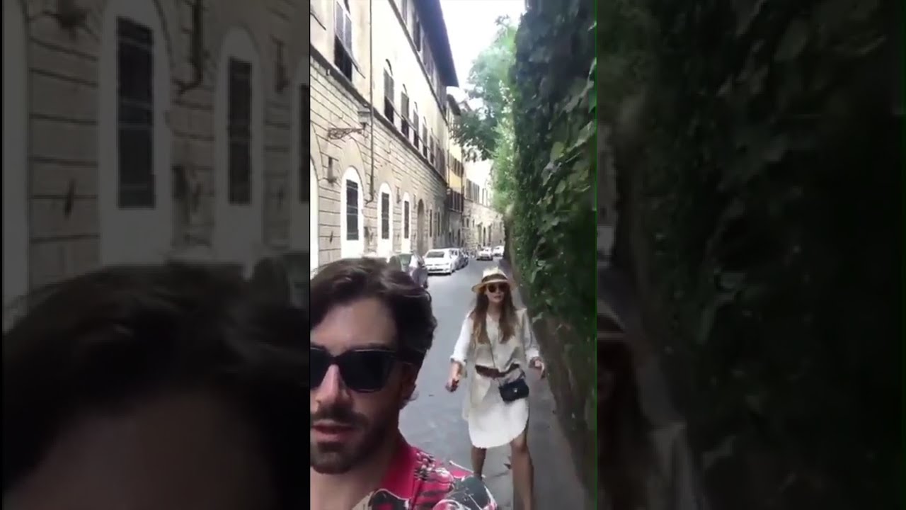 Elizabeth Olsen and Robbie Arnett - Italy adventures