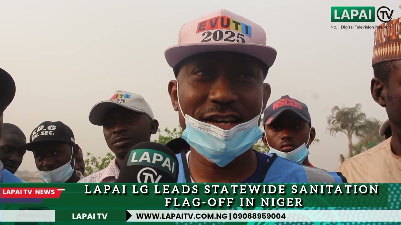 Lapai LG Leads Statewide Sanitation Flag-Off in Niger
