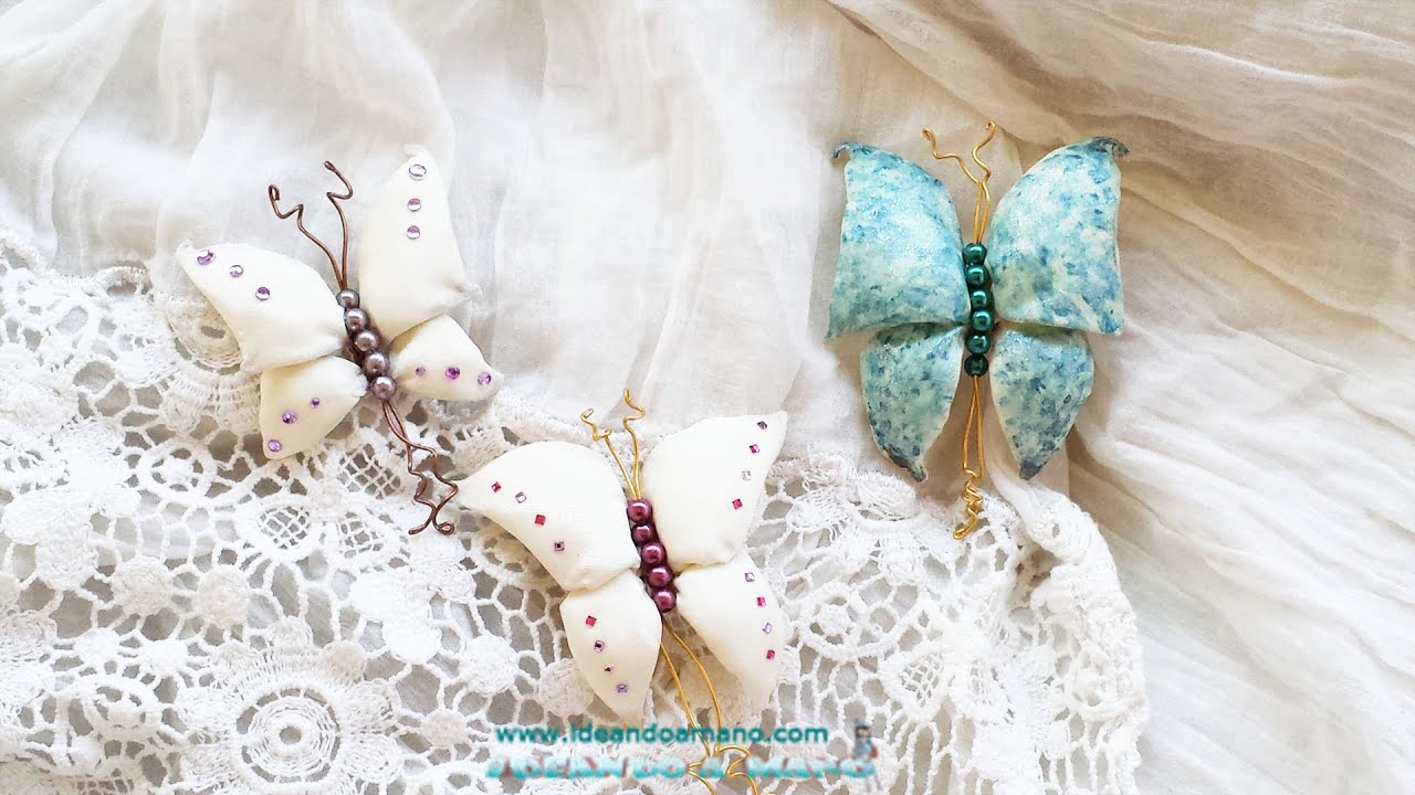 Como hacer mariposas para broches