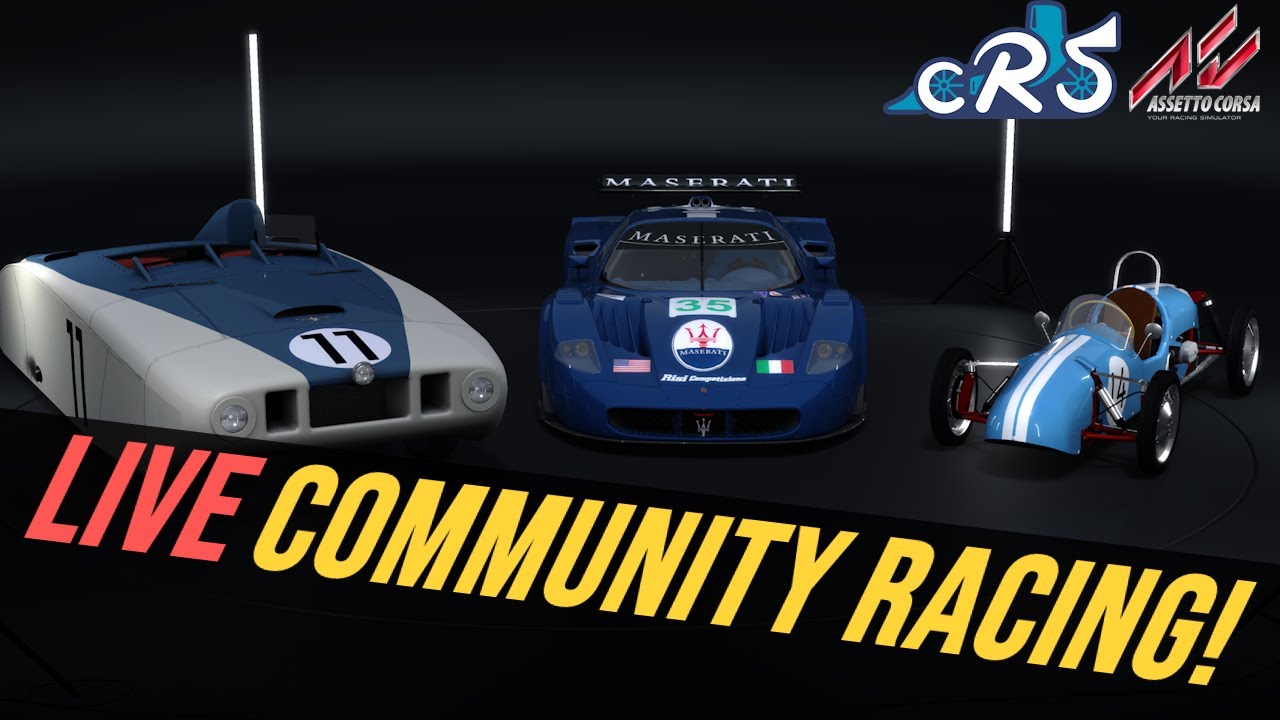 Open Wheel Shuffle! (LIVE AC Community Racing, Season 2, Round 3/6)