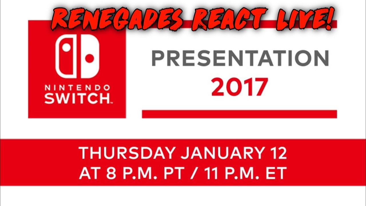 Renegades React LIVE! Nintendo Switch Event