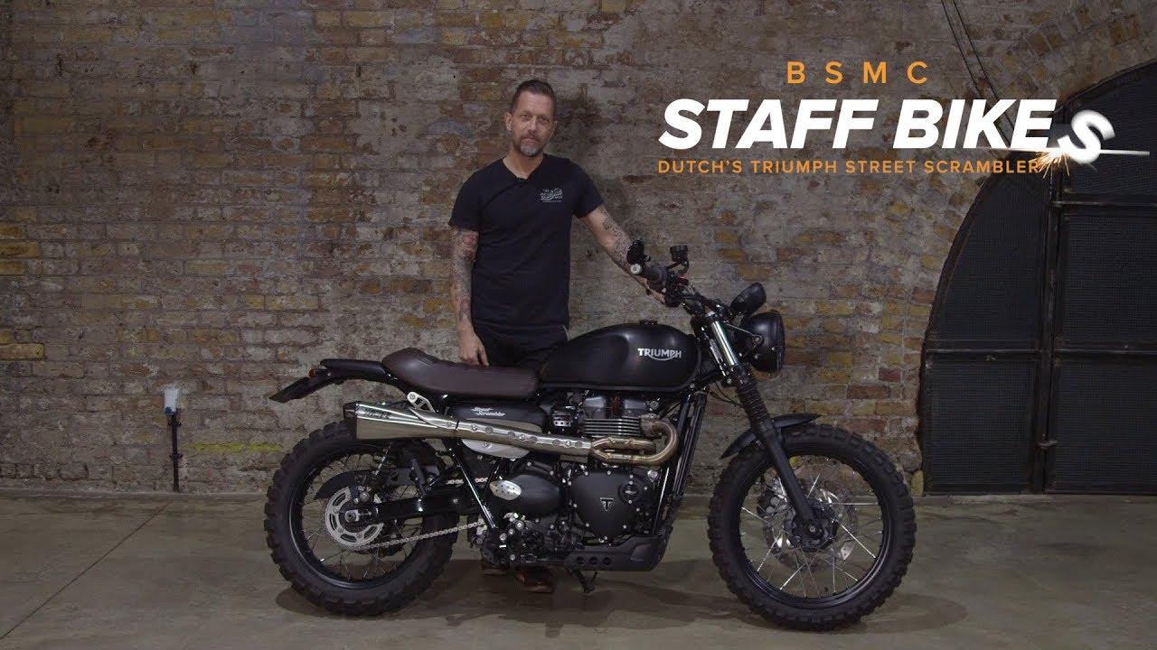 Staff Bikes: Triumph Street Scrambler от Dutch