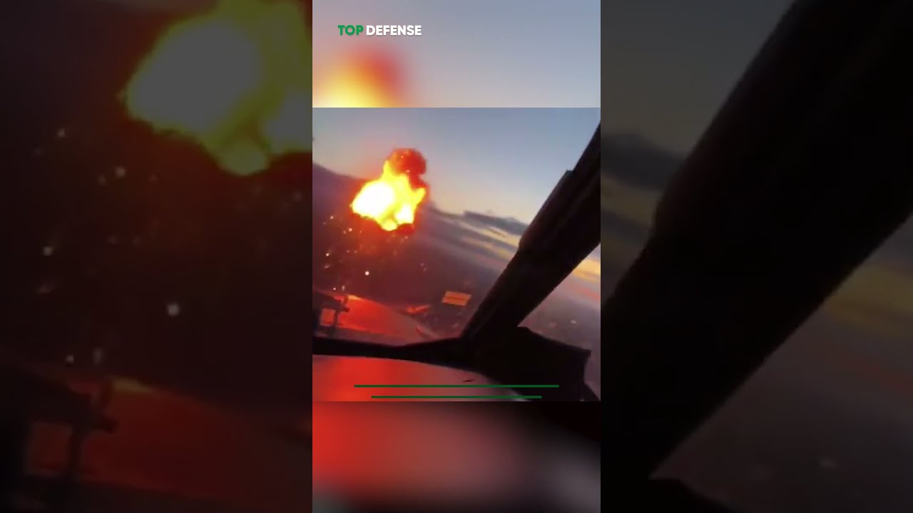Russian Ka-52 Shoots Down a Ukrainian Long-Range Drone #ukrainewarlatest