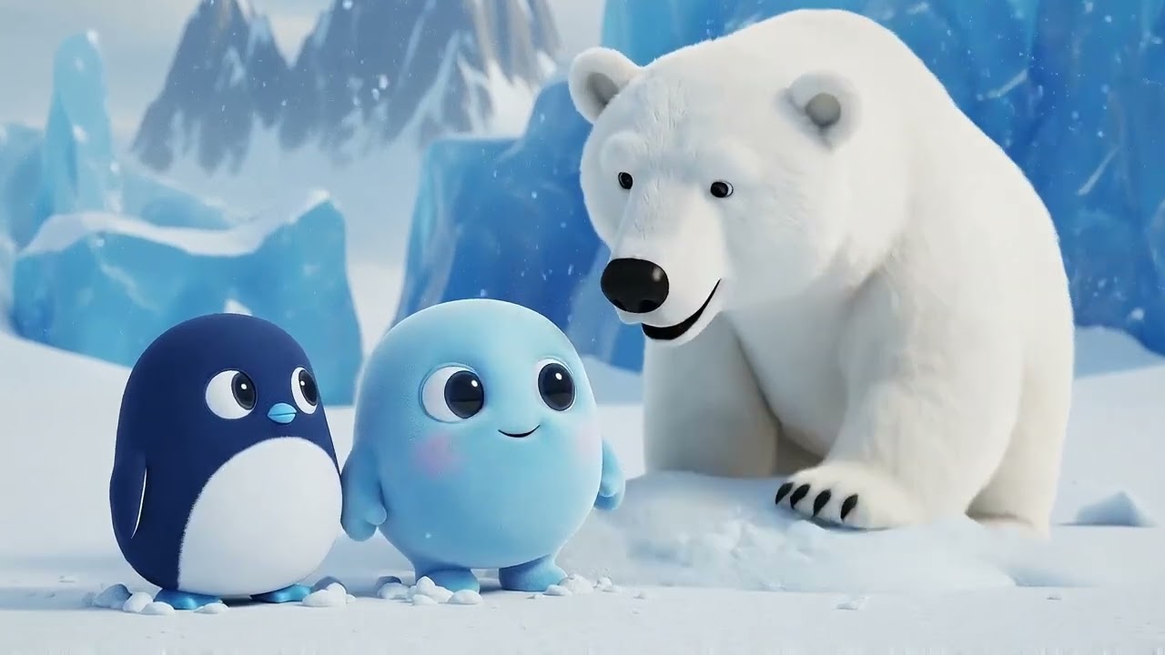 The Cutest Arctic Adventure: Penguin & The Snow Buddy 🐧❄️