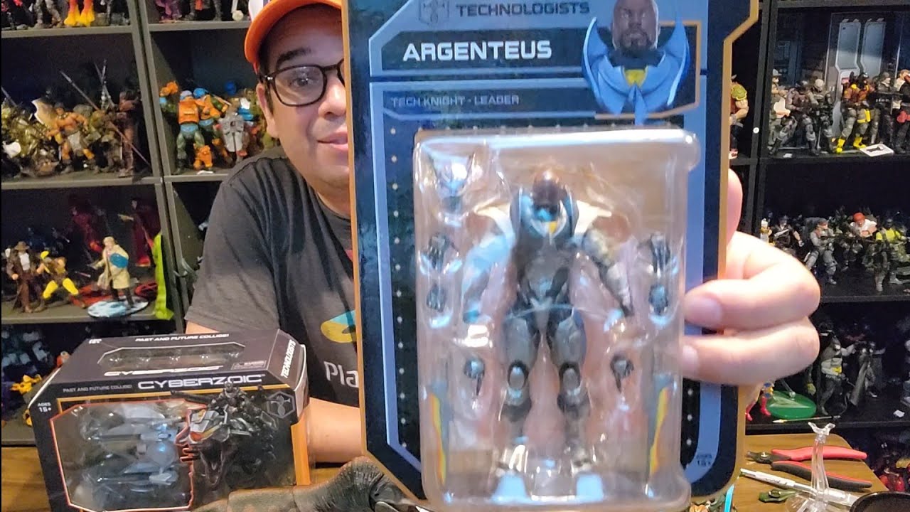 Cyberzoic Argenteus Allosaurus pilot figure unboxing Creative Beast Studio thefrenchspy81 collector 
