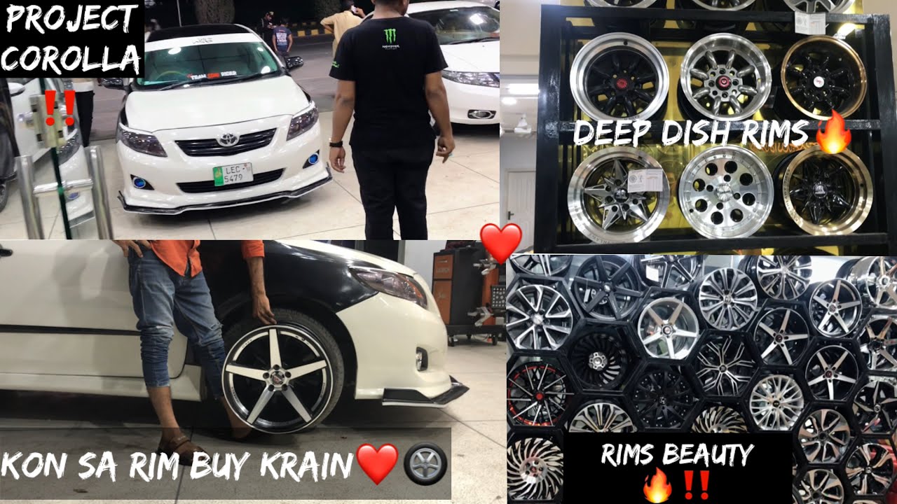 Project Corolla🚗kay Alloy Rims ki talash🛞💯|18 inch rim for DoDo🔥❤️|Faisal Town Market‼️|