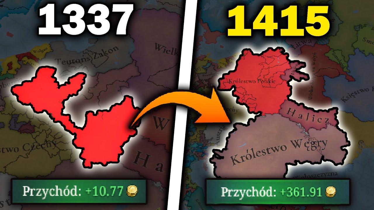 Polska pod rządami piastów to najsilniejszy kraj regionu! Europa Universalis 5