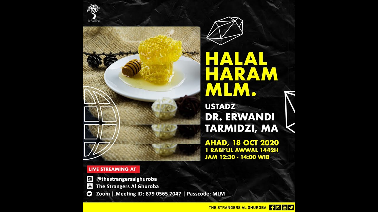 Halal Haram MLM - Ustadz Dr Erwandi Tarmidzi MA