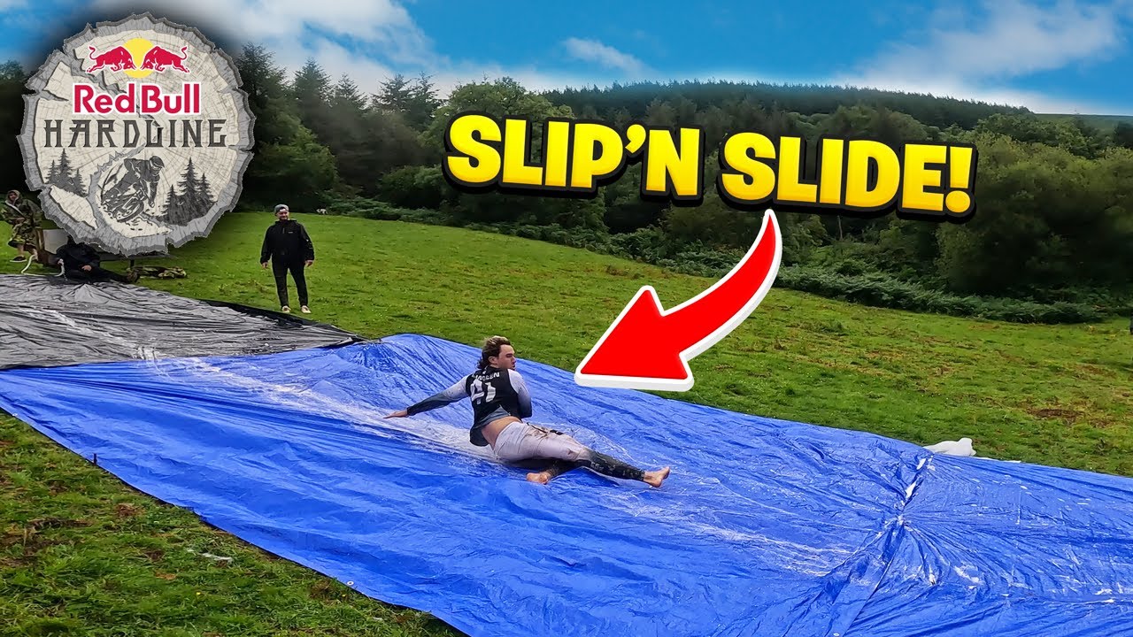 REDBULL HARDLINE FINALS 2023 - BIG SLIP N SLIDE & BIKE CHECKS