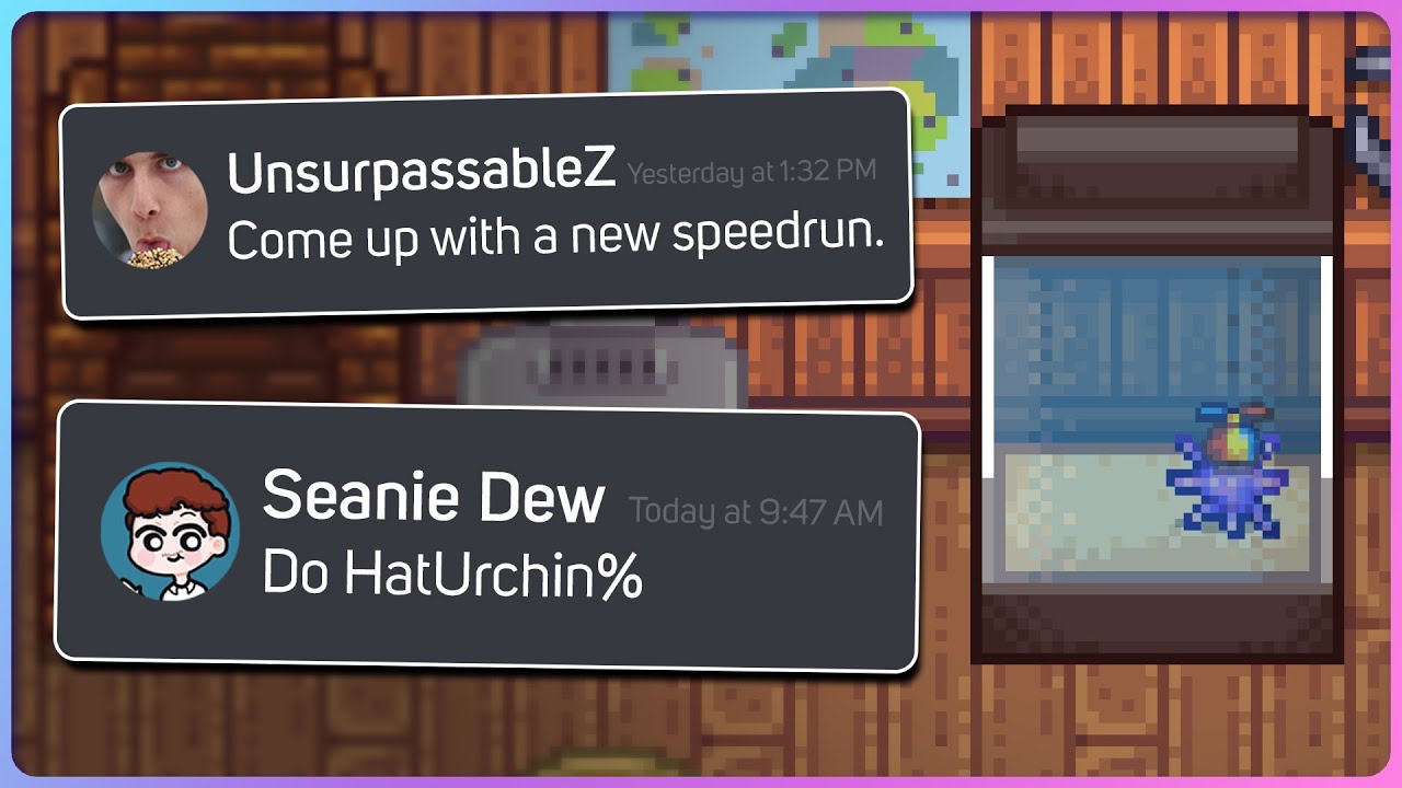 I asked YouTubers to come up with NEW speedruns...