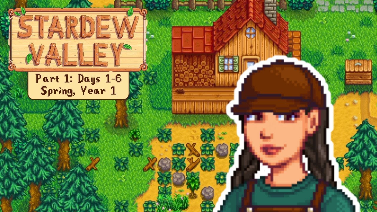 Getting started as a complete beginner with Stardew Valley #nocommentary #letsplay