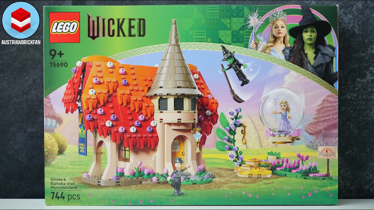 LEGO Wicked 75690 Глинда и Эльфаба посещают Страну Манчкинов — обзор быстрой сборки LEGO.