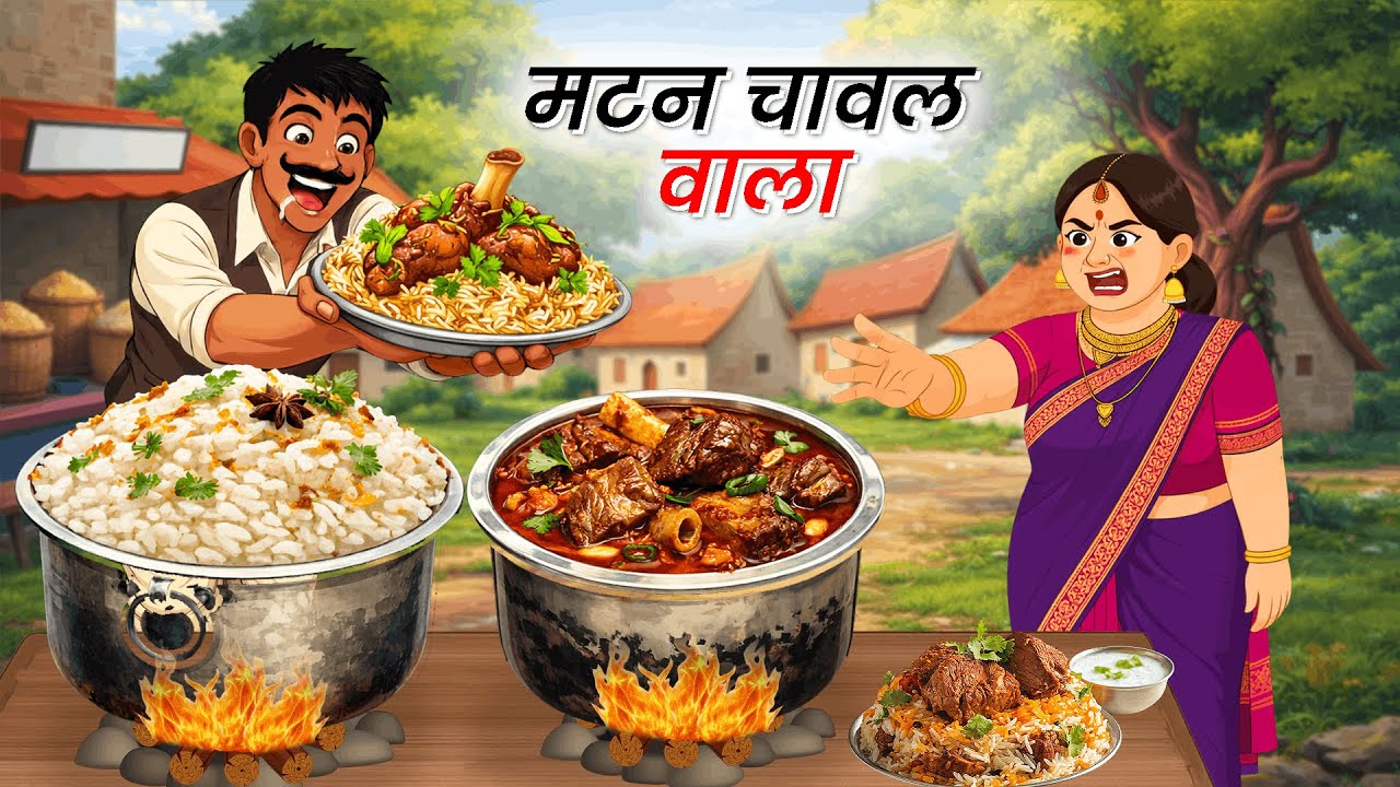 गरीब का वायरल मटन चावल 🤤 | Ramu Ki Kahani