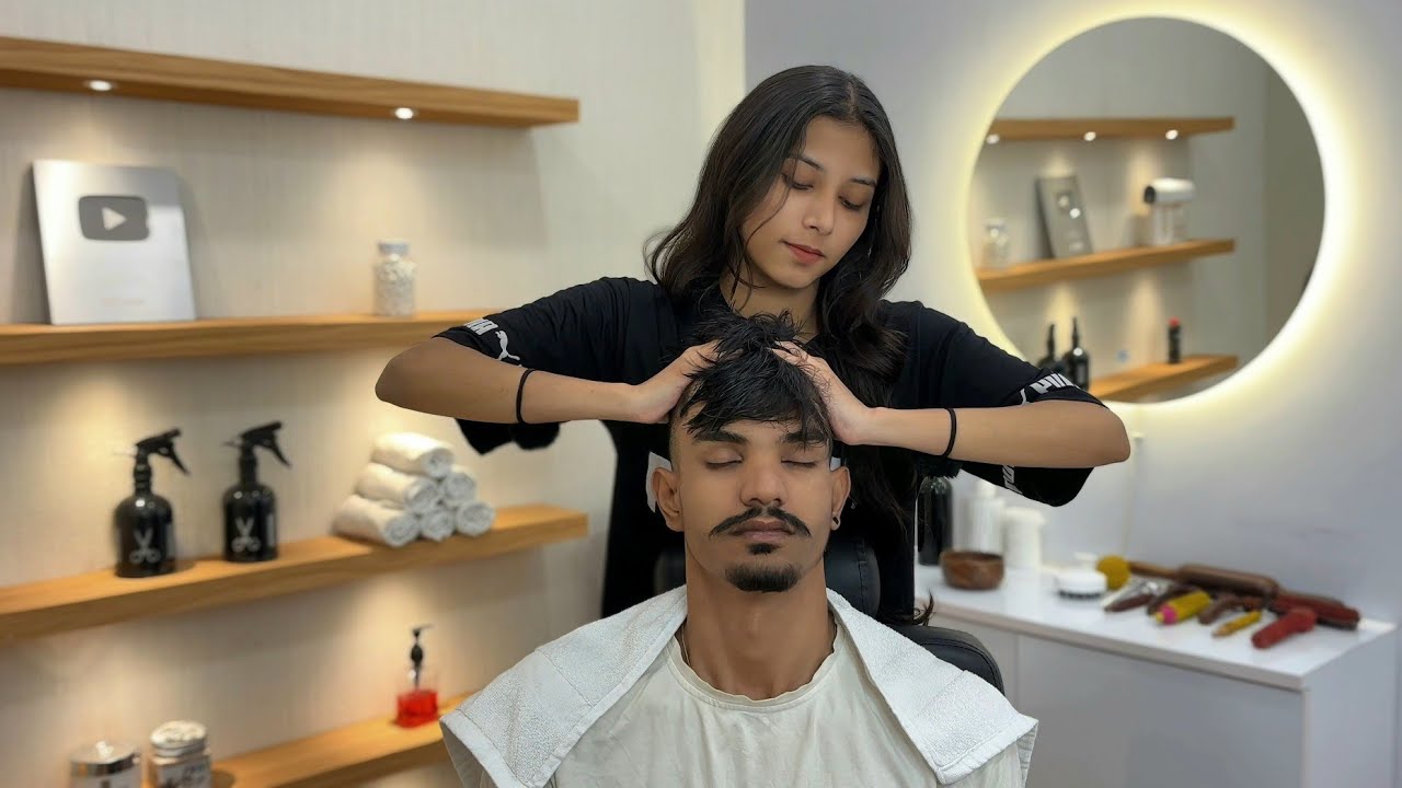 Quick HEAD MASSAGE by SHIVU BARBER 💆🏻&zwj;♂️ ASMR | Instant Relax ✨