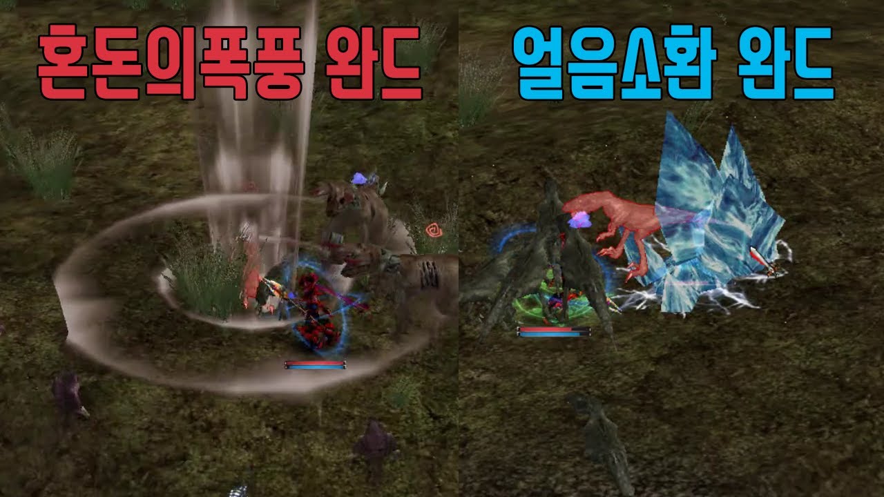 얼음소환완드 VS 혼돈의폭풍완드