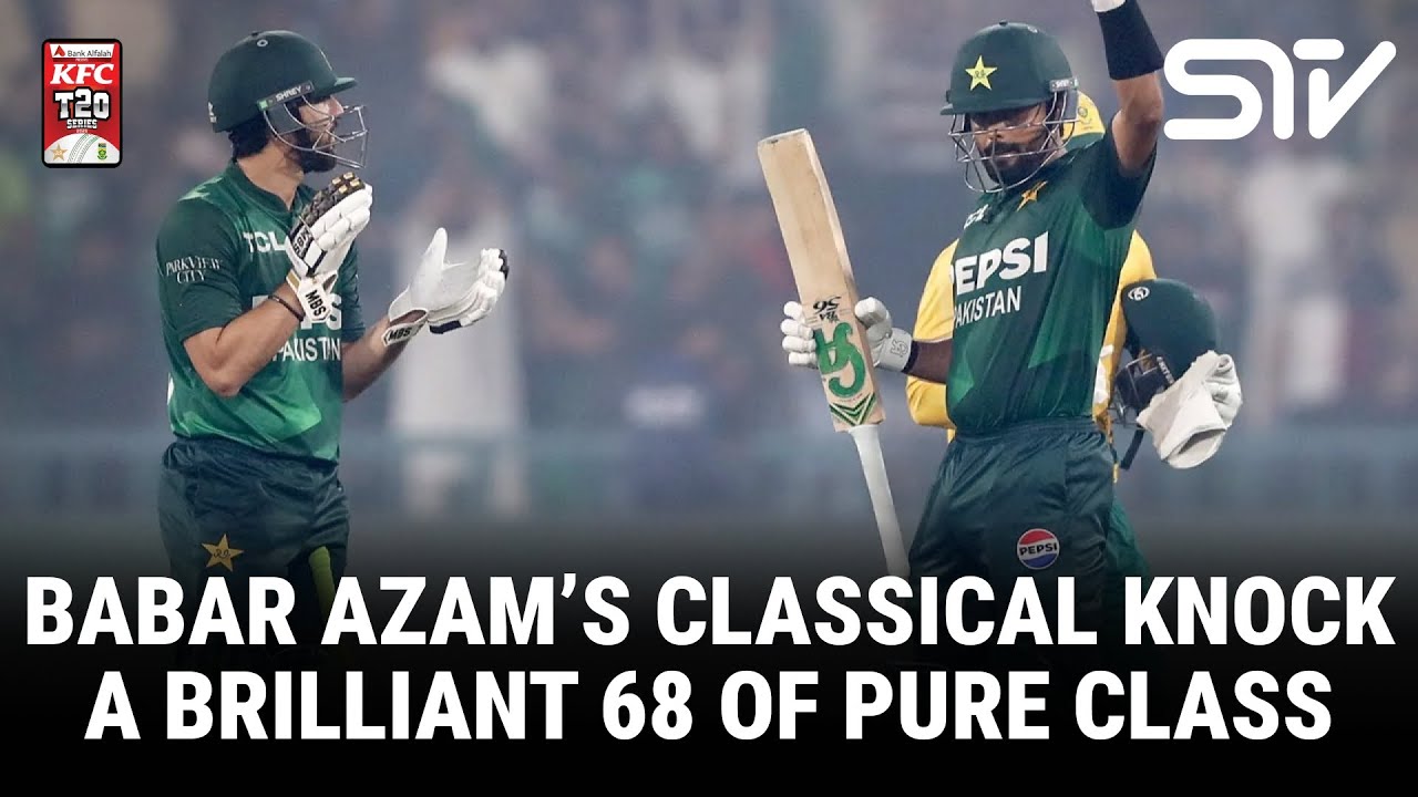 Babar Azam&rsquo;s Stylish 68 Runs | Pakistan vs South Africa T20 Series 2025 | 3rd T20I | PCB | M3U13