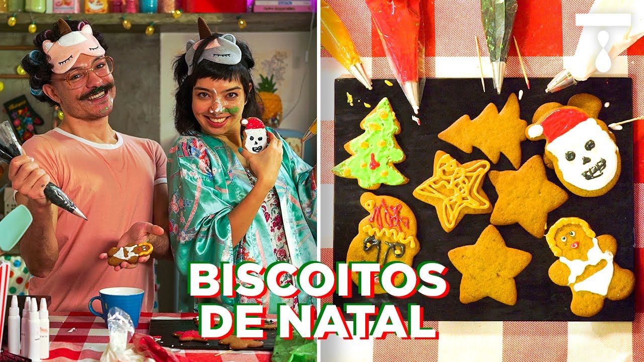 SAMURI VS. BISCOITOS DE NATAL EM ASMR