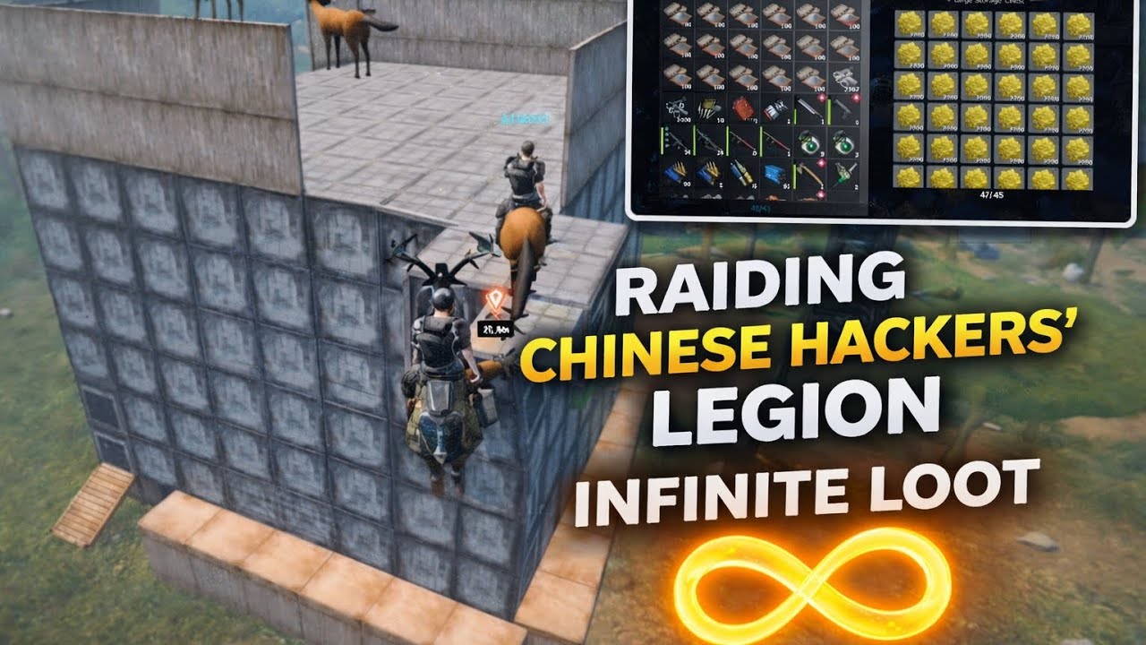 Raiding chinese hackers infinite GLOBAL ROOKIE loots#lastdayrulessurvivalguide#ldrs#lios#raids