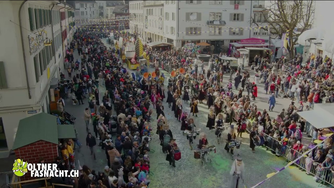 Oltner Fasnacht Umzug 2025 Guggemuig Müüs