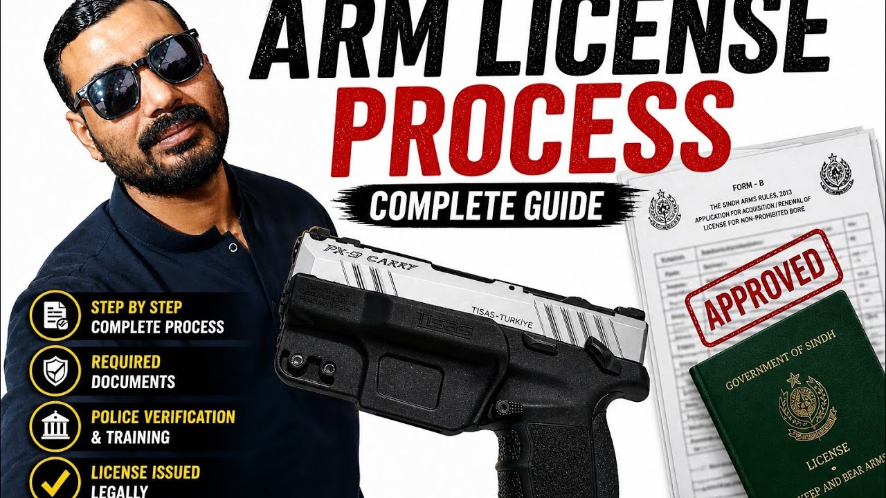 Karachi Sindh Arm License Apply Guide | Step by Step Process