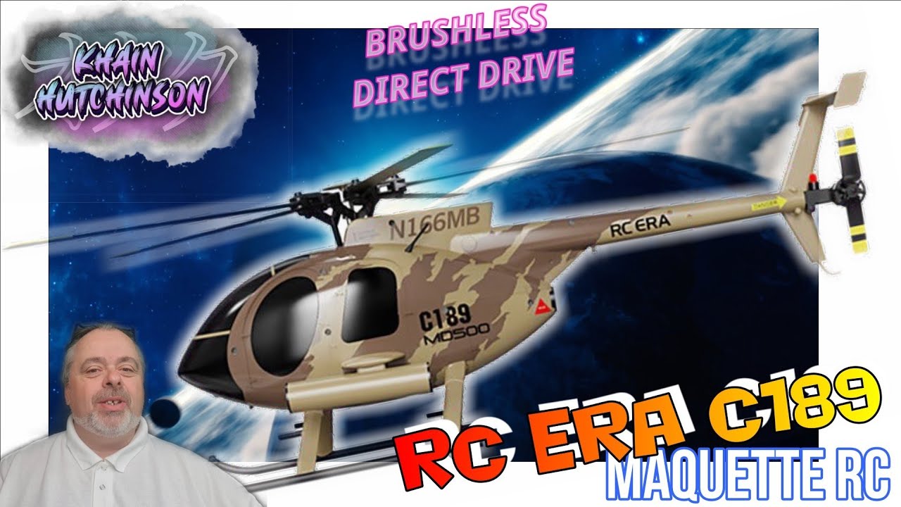 RC ERA C189  ... superbe Hélico RC Maquette  (ESSAI COMPLET)