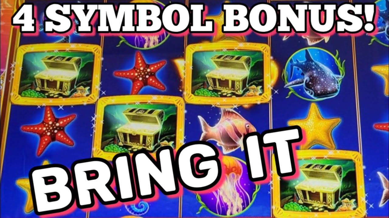 Ocean Magic / 4 Symbol Bonus / BIG WIN! Tons Of Spins
