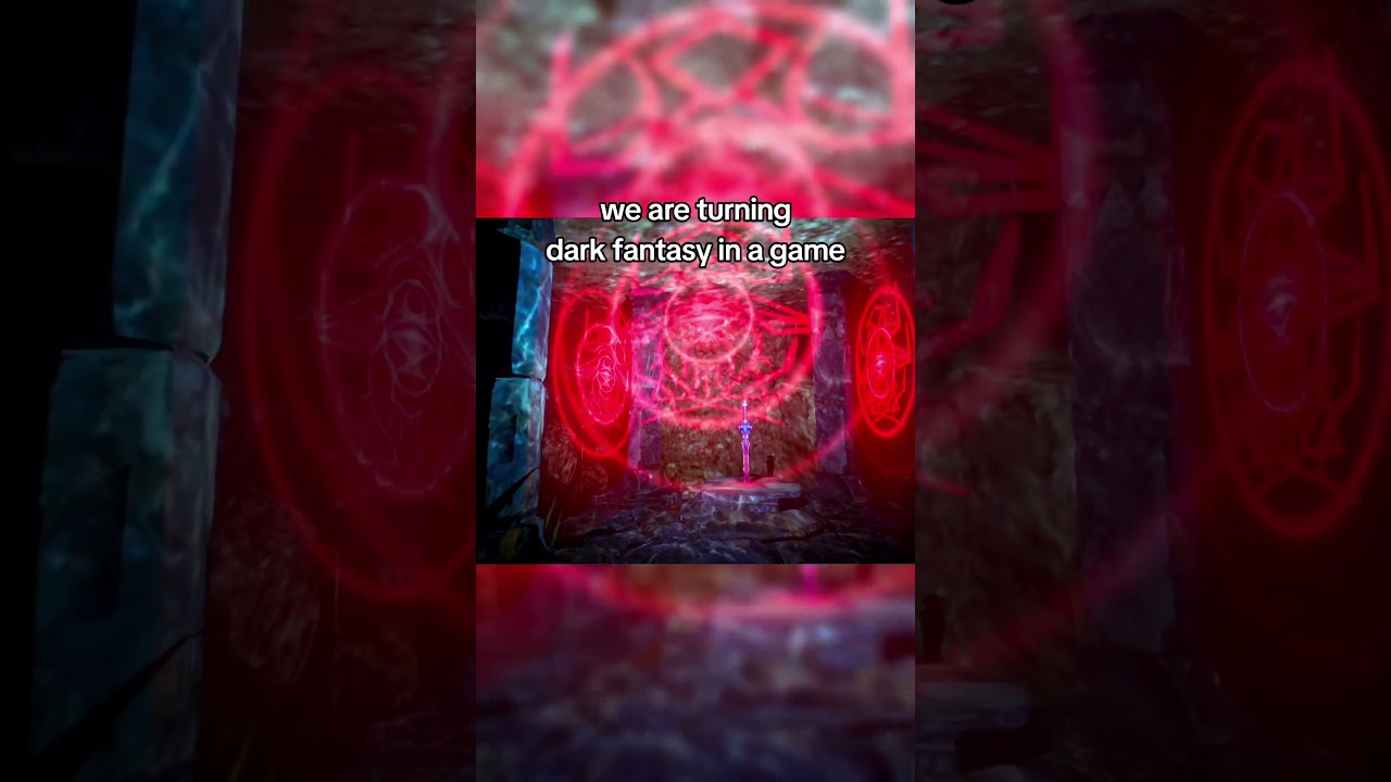 we are turning dark fantasty in a game #darkfantasy #darkfantasyaesthetic #darkfantasygame #shorts