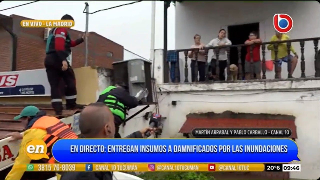 Inundación histórica en Lamadrid: “es la peor desde 1992”
