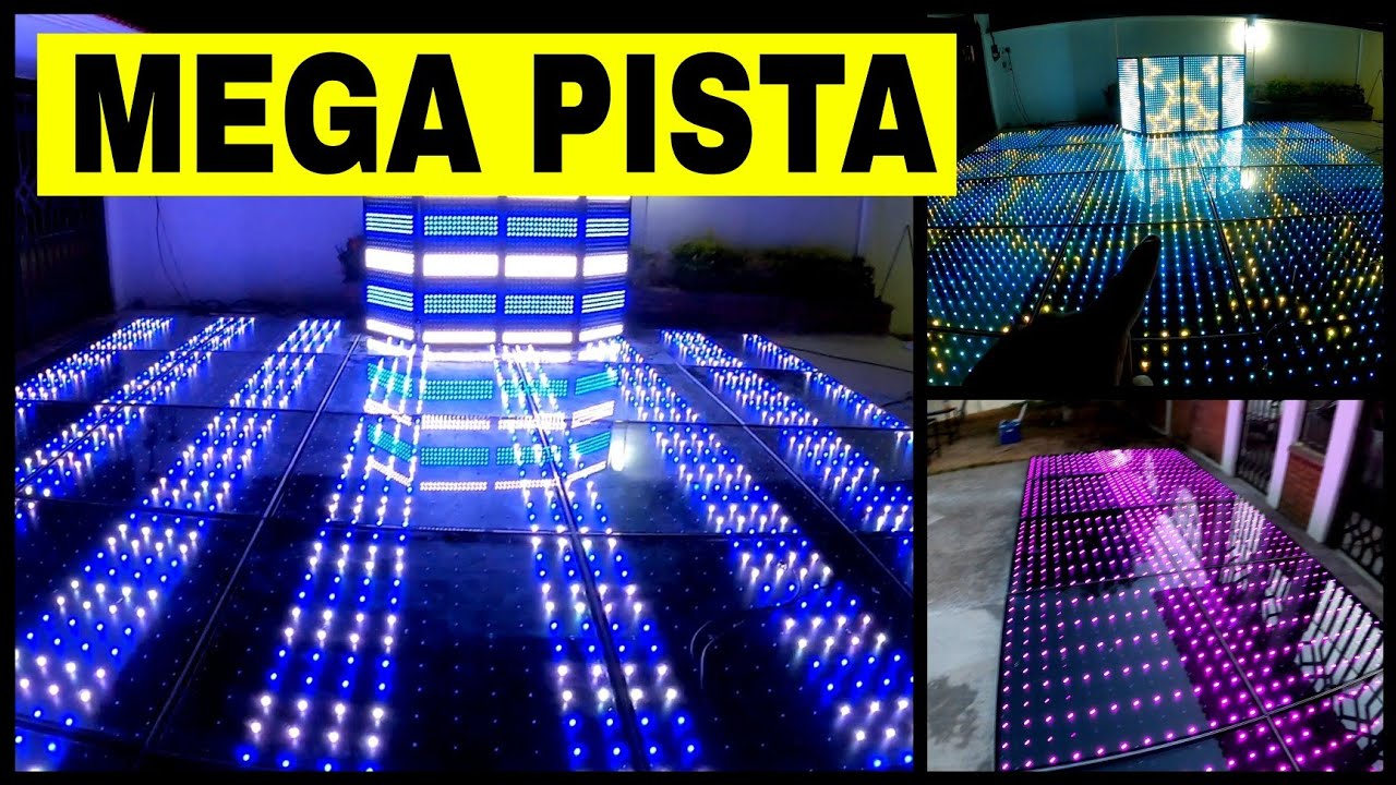 FABRICAMOS MEGA PISTA LED PIXEL CONTROLADA CON T8000AC