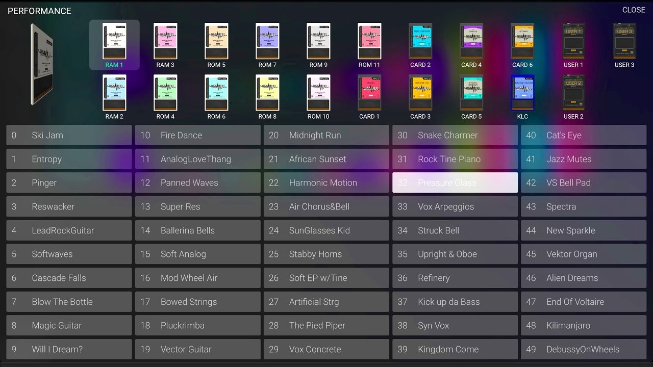 Korg iWavestation The BIG Soundtest for the iPad