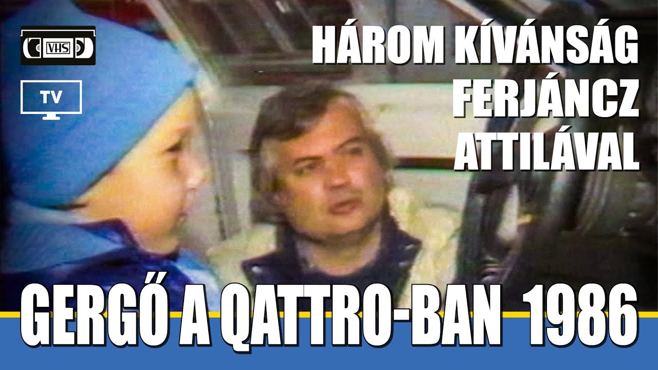 Három kívánság Ferjáncz Attilával 1986. - RallyeShop.hu
