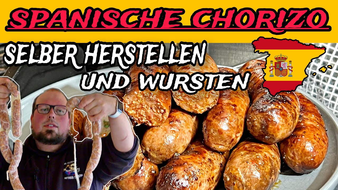 Chorizo selber machen || Schritt für Schritt Anleitung mit wursten und Därme füllen
