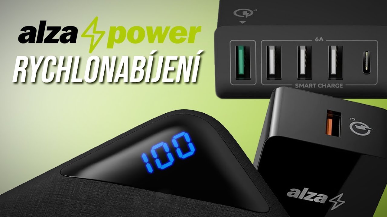 Jak na rychlonabíjení s nabíječkami a powerbankami AlzaPower! (JAK NA TO #896)