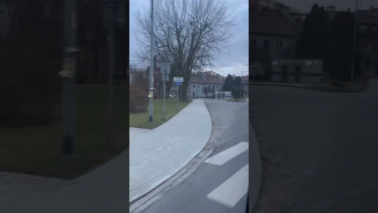 Road side infrastructure in a Polish Village - Chrzan&oacute;w, Poland