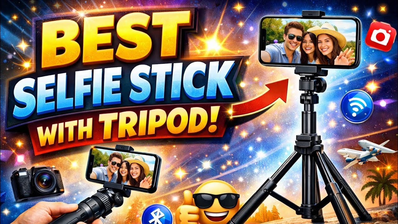 Best Selfi Stick With Tripod | Vlogging Gadgets | MaskedYouTubeGuru 