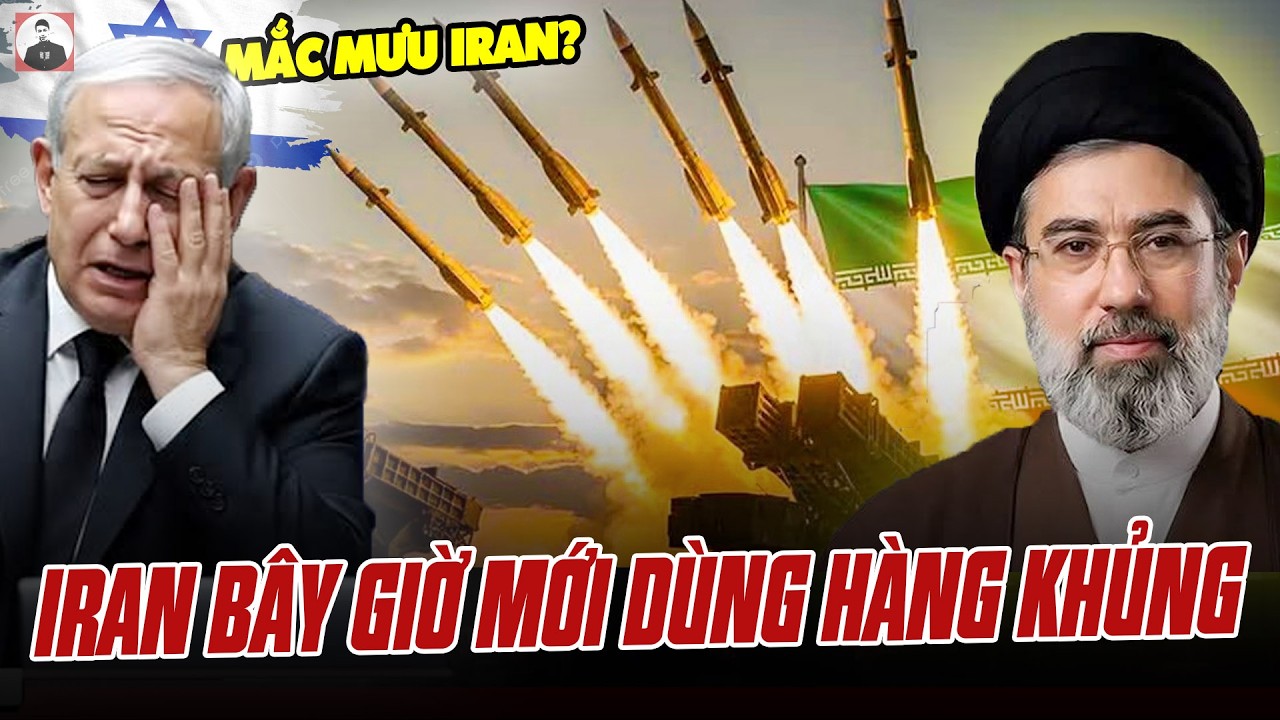 ISRAEL MẮC MƯU IRAN?  ISRAEL BỊ ĐỒN HẾT TÊN LỬA ĐÁNH CHẶN NHƯNG BÂY GIỜ IRAN MỚI DÙNG HÀNG KHỦNG