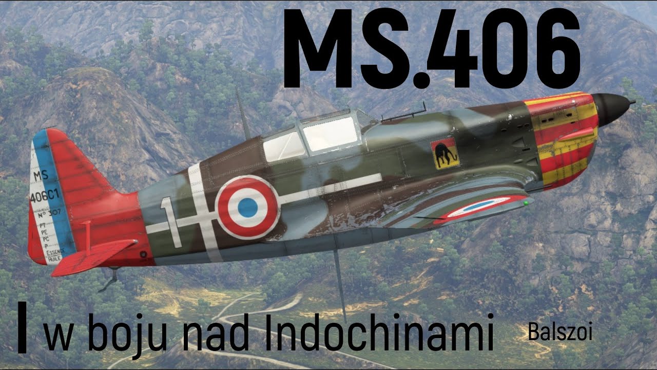 MS.406 | w boju nad Indochinami