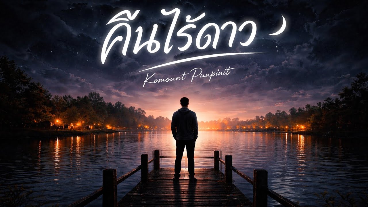คืนนี้ฟ้าไม่มีดาว… แต่หัวใจยังมีเธอ 🌌🎶#คืนไร้ดาว#