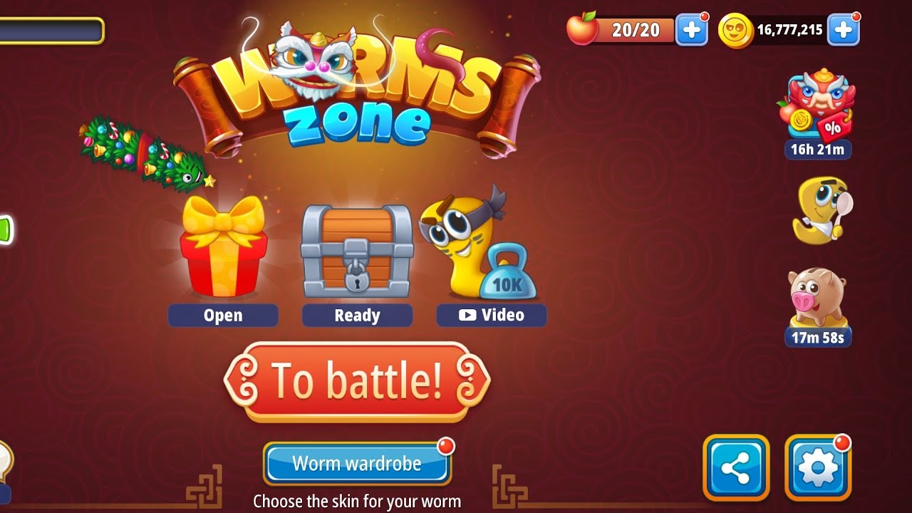 worms zone live