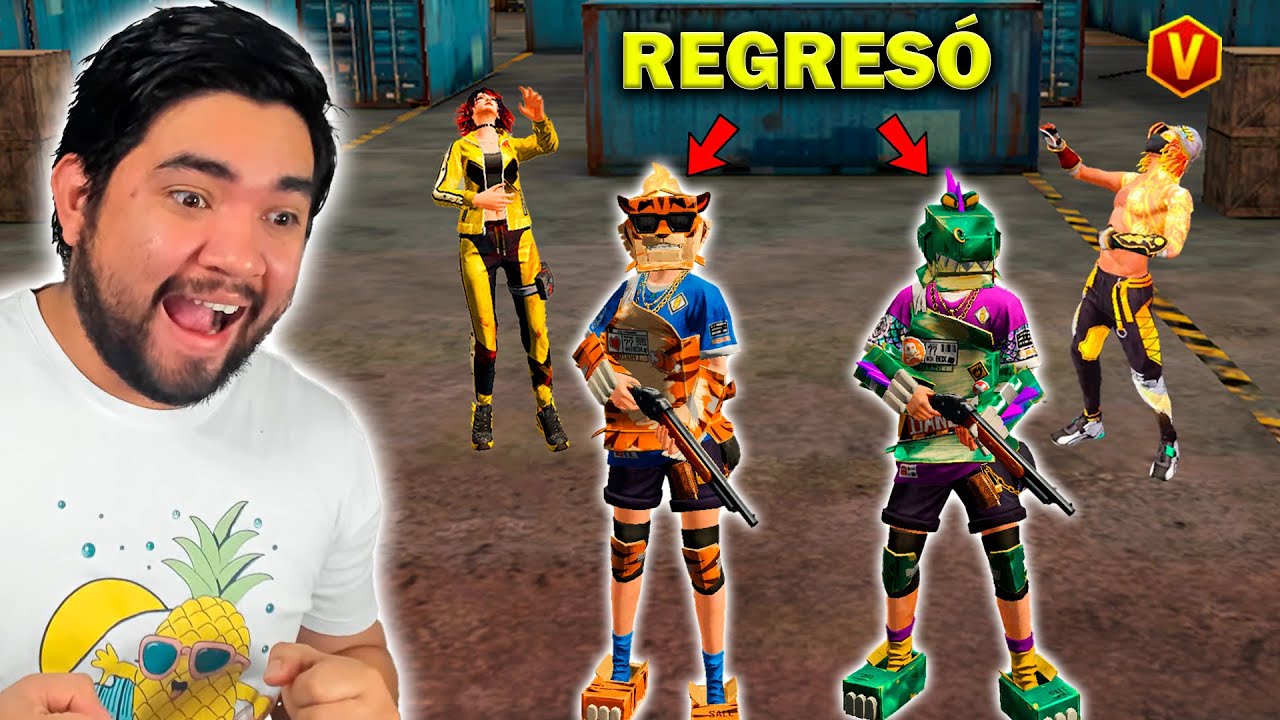 TROLEAMOS EN LOBO SOLITARIO CON LA INCUBADORA DE CARTÓN EN FREEFIRE 🤣