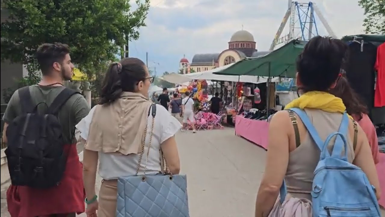Βόλτα στο πανηγύρι της Αγίας τριάδας στην Τούμπα Σερρών