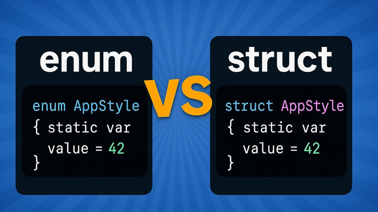 Enum или Struct для статических типов в Swift? Лучшие практики для разработки на iOS